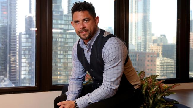 Dwayne Good in his office in Melbourne. Picture: Stuart McEvoy