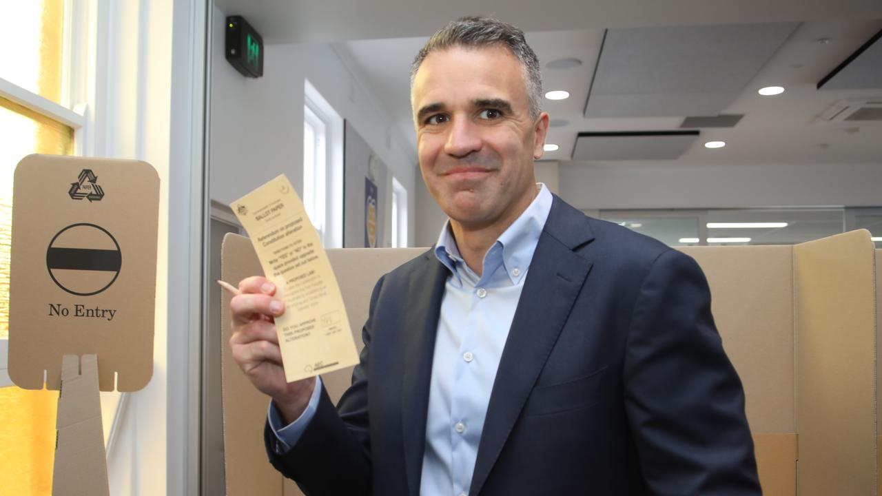 South Australian Premier Peter Malinauskas launched the referendum campaign in the suburb of Elizabeth in outer Adelaide with Prime Minister Anthony Albanese in late August. Picture: Dean Martin