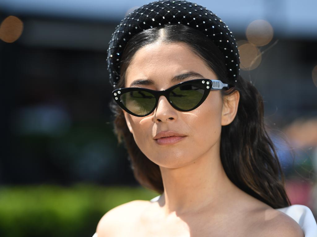 Jessica Gomes at Caulfield Racecourse in 2019. (AAP Image/James Ross)