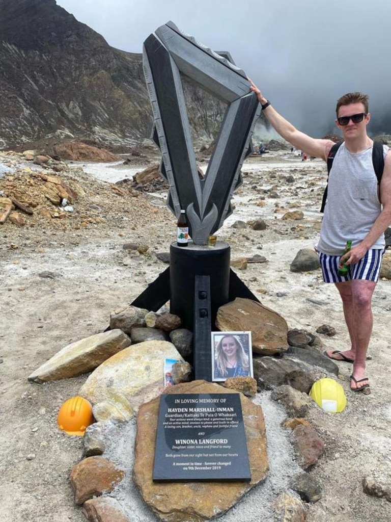 Jesse Langford revisits the site of the tragedy where a plaque has been erected for his sister Winona whose body was never found.