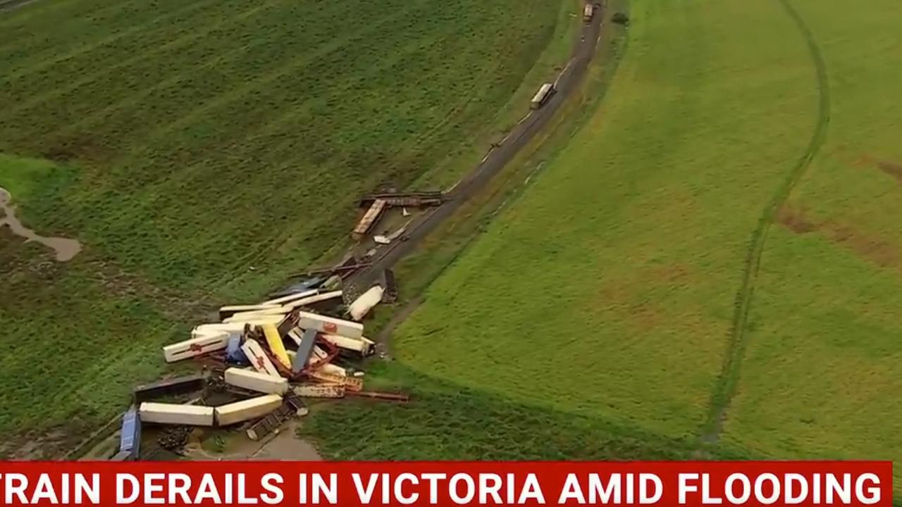 It means chaos for the country’s rail connections. Picture: Sky News Australia