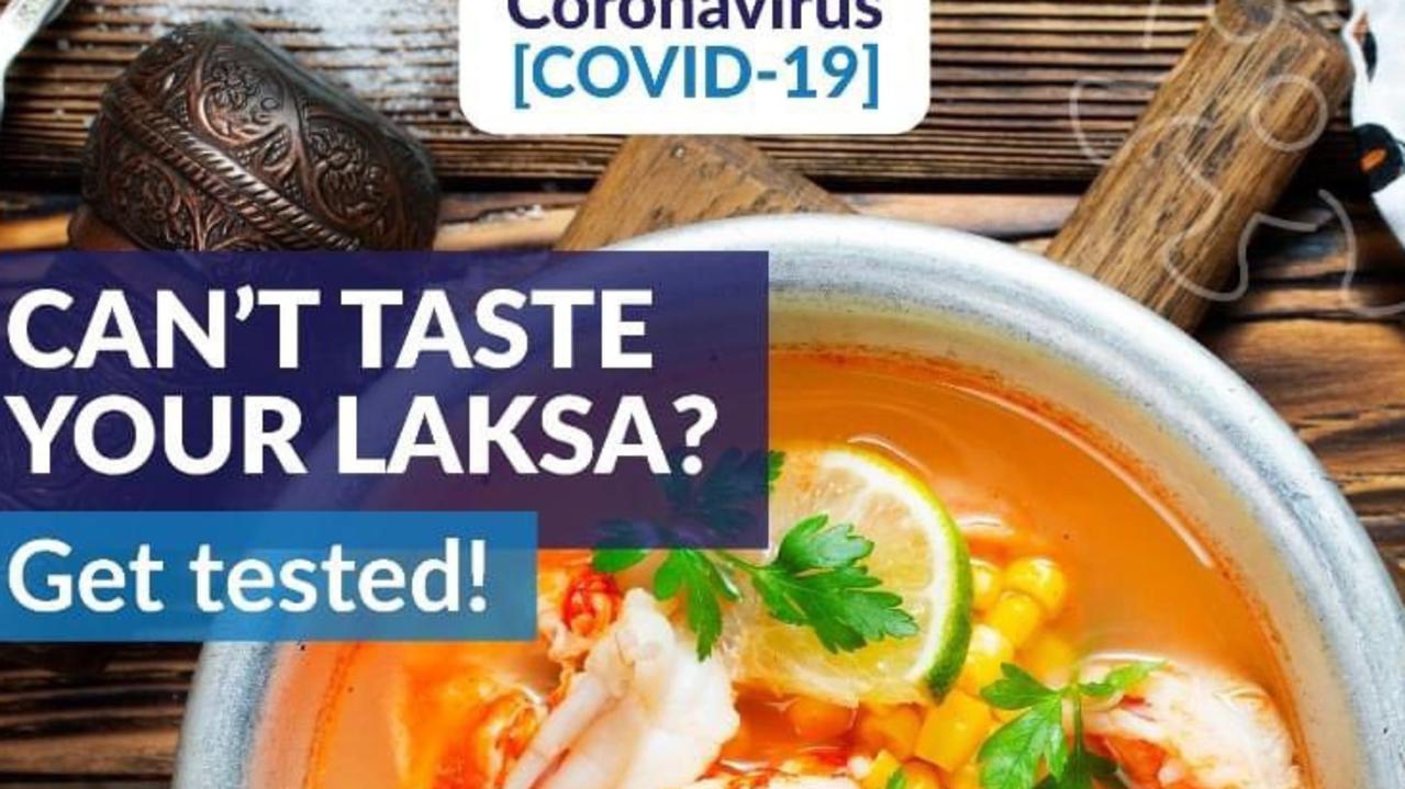 You call that a laksa? NT Health's COVID-19 poster stuff ...