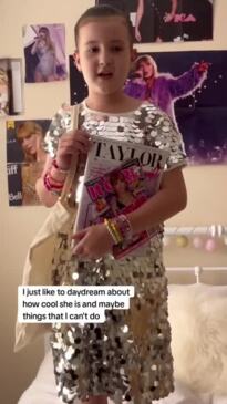 Taylor Swift's biggest little fan