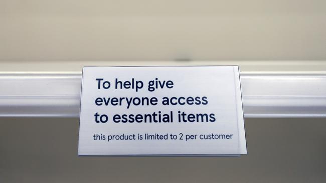 Essential items have been selling out. Picture: Naomi Baker/Getty Images