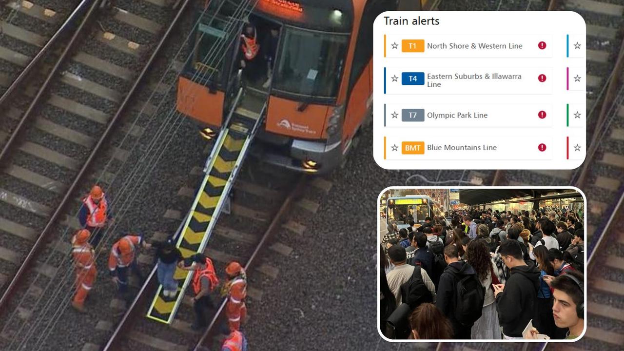‘Avoid travel’: Morning chaos as crews scramble to repair train lines