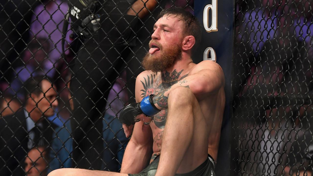 Conor McGregor is a shell of the man he once was. Harry How/Getty Images/AFP.