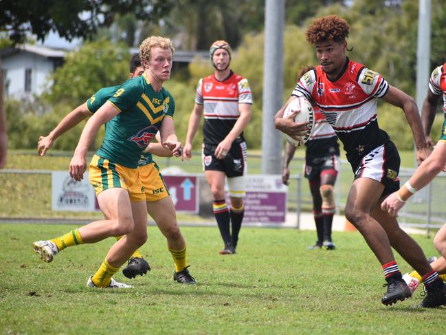 Ragsy Wavik in the Kirwan v St Brendan's clash in the Aaron Payne Cup grand final, September 1, 2021. Picture: Matthew Forrest