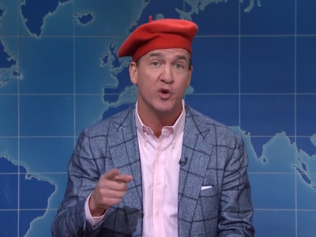 NFL legend Peyton Manning stole the show on SNL.