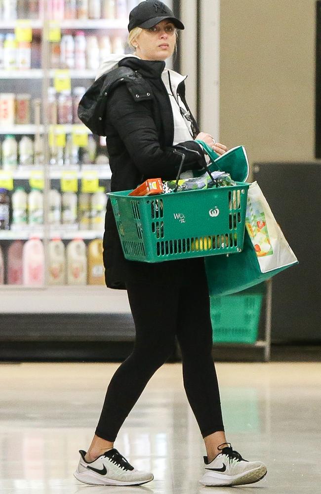 Sylvia Jeffreys makes a dash to the posh Woolworths while pregnant.