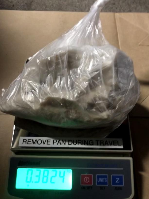 1.3 kilograms of MDMA was allegedly found by police.