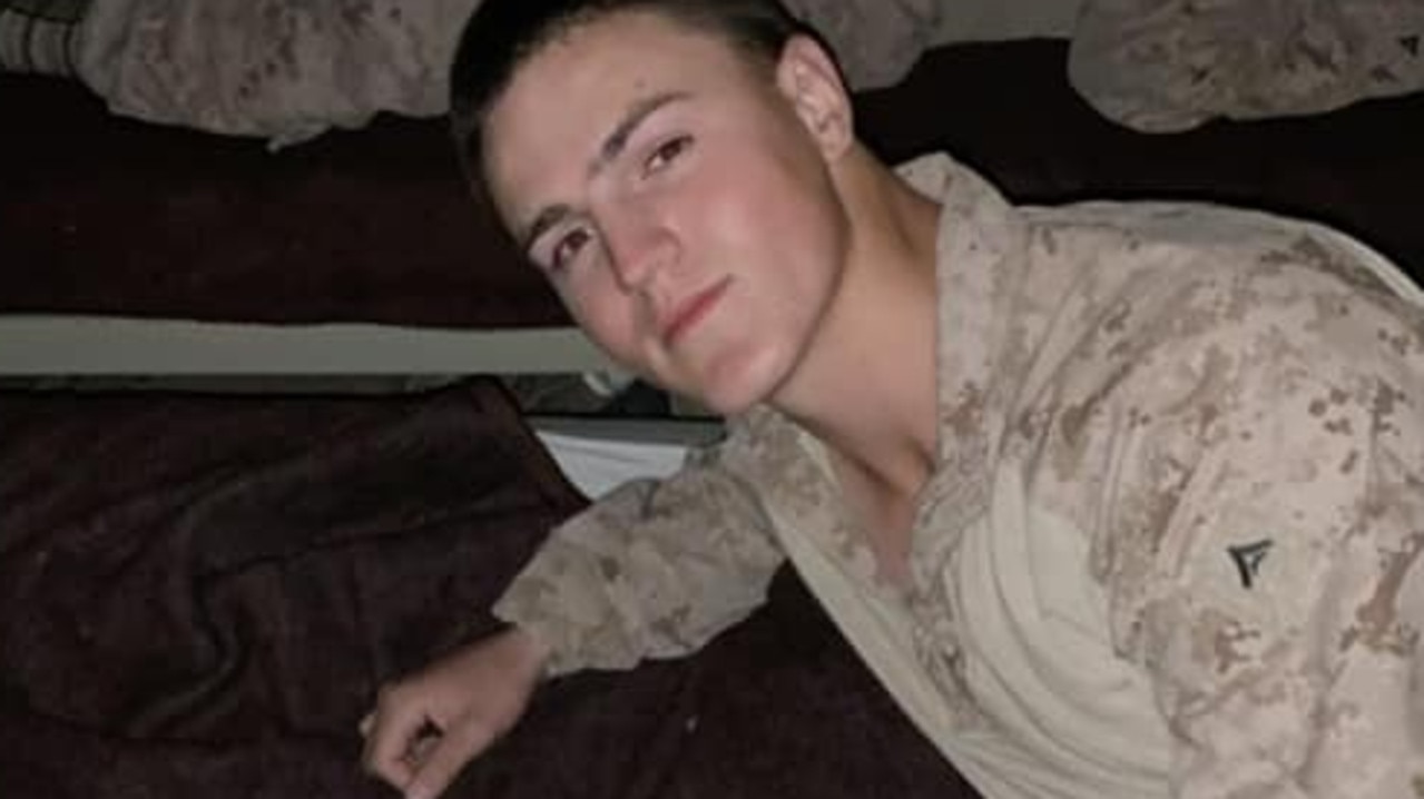 Lance Cpl Rylee McCollum was three weeks away from becoming a father. Picture: Facebook