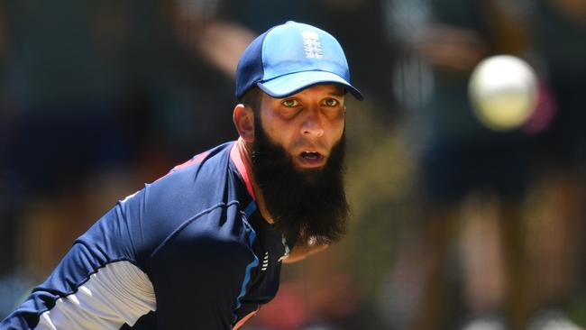 England spinner Moeen Ali. Photo: AAP