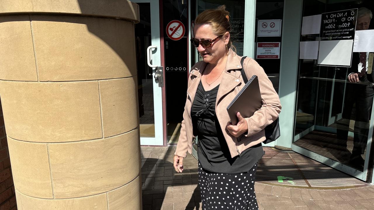 Rosemary Gamble operator of Taz-Zorb at Devonport Magistrates Court. Trial into the jumping castle tragedy at Hillcrest Primary School in Devonport. Picture: Simon McGuire