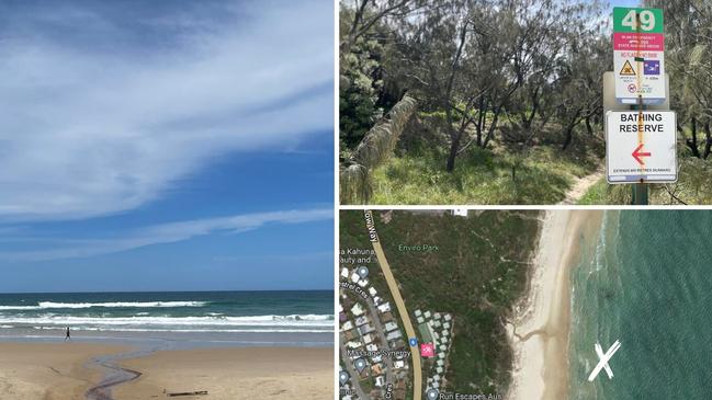 Beach access point 49 along Peregian Beach, Sunshine Coast. Photo: Asa Andersen.