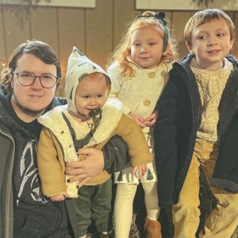 He is happier than ever being a dad to his three children. Picture: Supplied