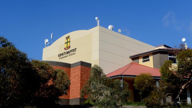 Principal at King’s Baptist Grammar School was suspended for 12 weeks. Photo Sam Wundke