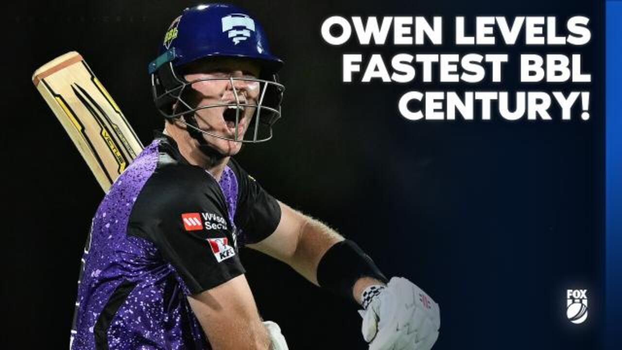 Owen EXPLODES with record-breaking ton!