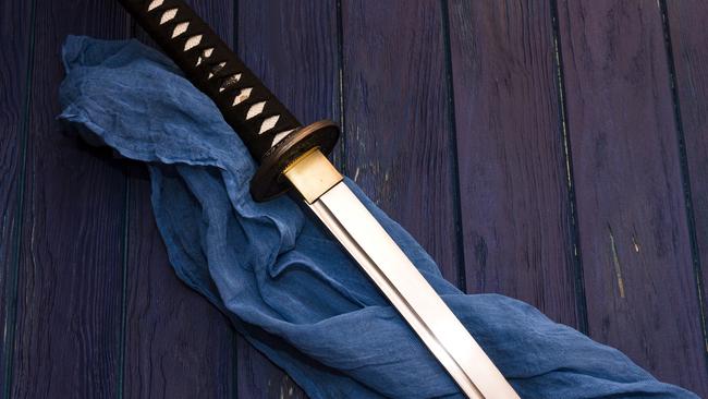 A judge has found a Mackay man completely justified in using a wall-mounted samurai sword to defend himself and his girlfriend against her violent, drugged up parents.