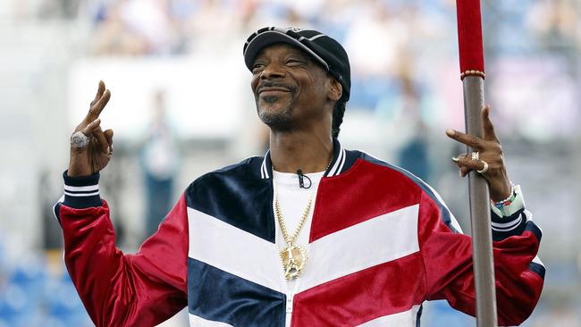 Snoop Dogg officially opens the Women's Breaking dance competition. Photo by Odd ANDERSEN / AFP.