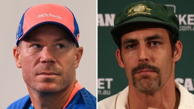 David Warner vs Mitchell Johnson