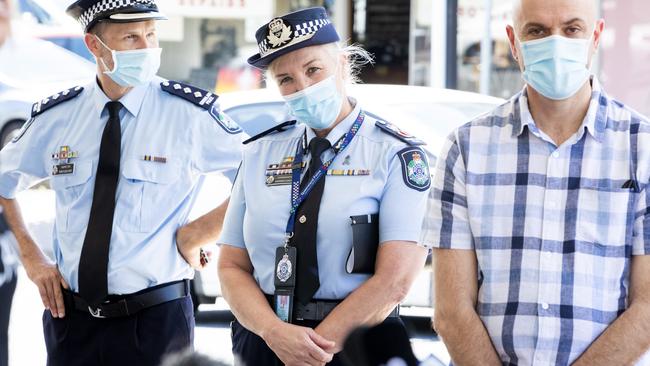 Queensland Police Commissioner Katarina Carroll during the coronavirus pandemic. Picture: Richard Walker.