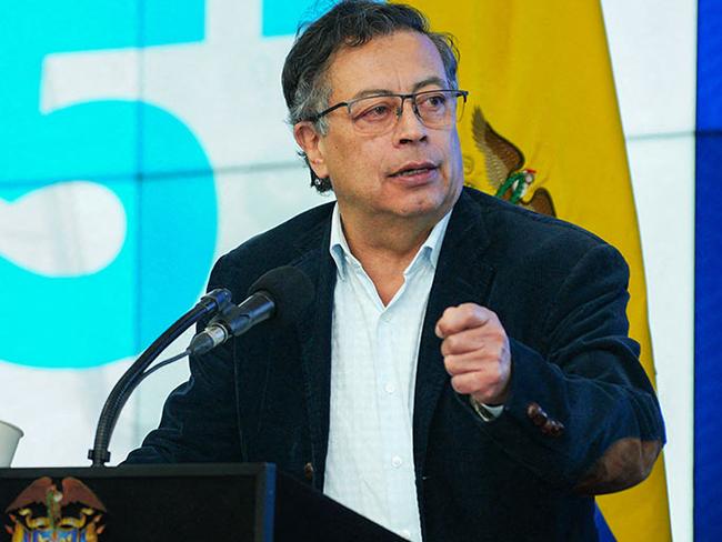 President Gustavo Petro has turned back US military plans containing Colombian migrants. Picture: Juan Diego Cano / Colombian Presidency / AFP