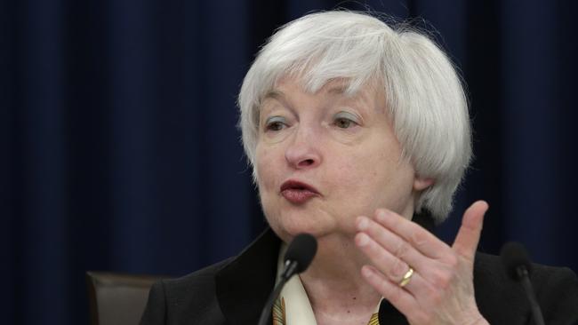 US Fed chief Janet Yellen said the case for raising US interest rates has strengthened. Picture: AFP.