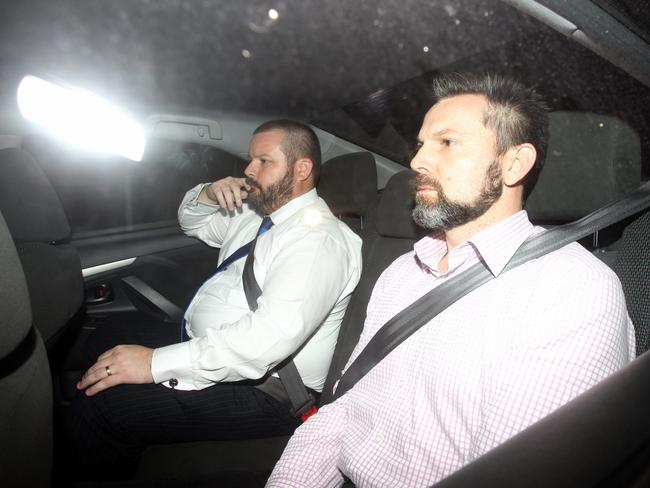 Gerard Baden-Clay arrested at Indooroopilly Police station.