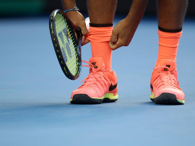 The wrong pair of socks could cost a player plenty. Picture: Mark Kolbe/Getty Images