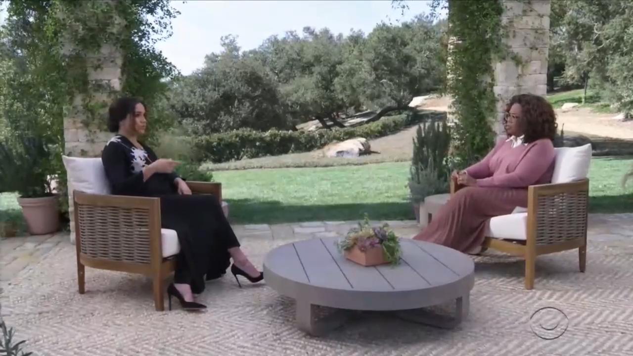 Meghan made claims in her interview with Oprah Winfrey. Picture: Screengrab