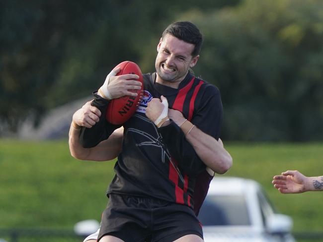 Southern Football League: Hampton Park v Murrumbeena. Hampton Park player Tanner Stanton. Picture: Valeriu Campan