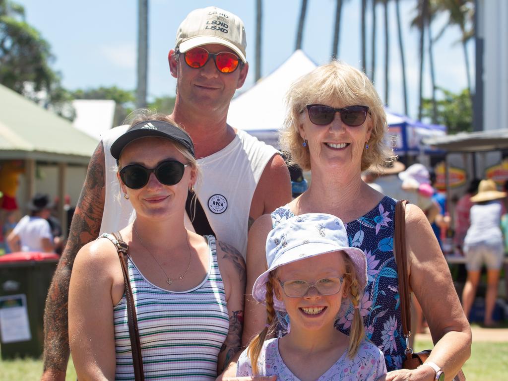 The Coad family enjoying the summer sun.