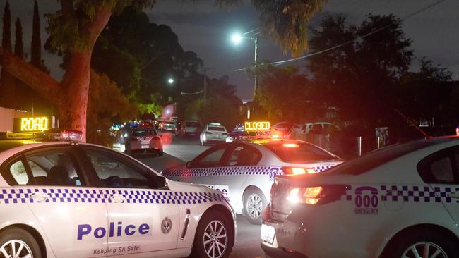 Two men were injured in a serious crash at Adelaide Airport. Photo Naomi Jellicoe