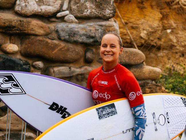 Isabella Nichols of Australia after surfing in Heat 8 of the Round of 32 at the EDP Ericeira Pro on October 1, 2024 at Ribeira D'Ilhas, Ericeira, Portugal. Picture: Manel Geada/Getty Images