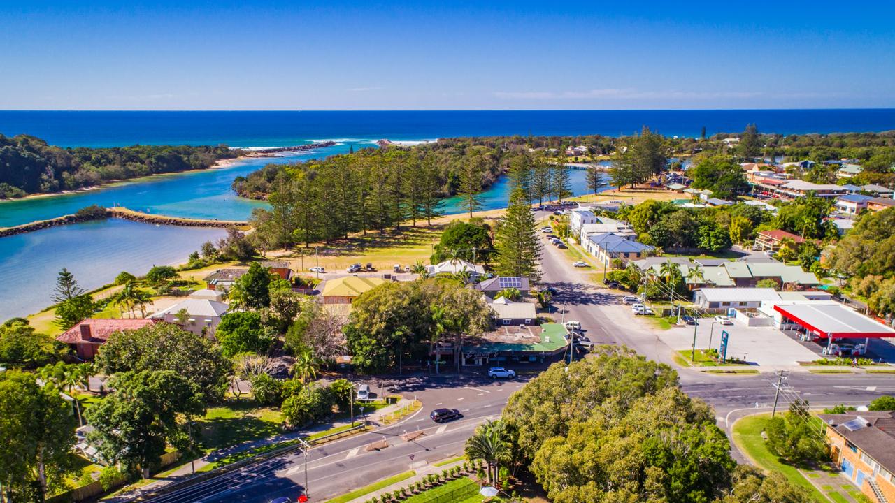 The welcome signage isn’t the best look for the idyllic coastal township. Picture: Supplied.