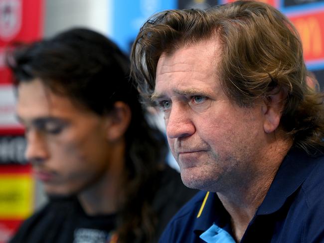 Des Hasler’s team struggled in round 1. Picture: Bradley Kanaris/Getty Images