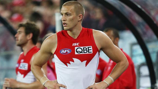 Sydney’s Sam Reid is ready for pre-season. Picture: Phil Hillyard