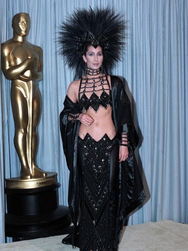 Cher at the 1986 Oscars – the same year her rumoured new boyfriend was born.