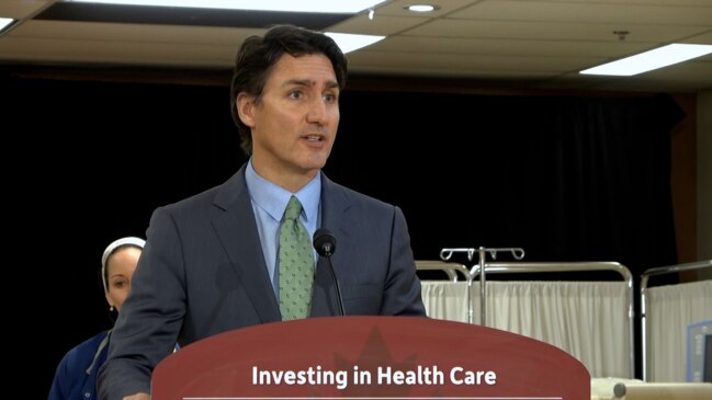 Trudeau says Ottawa’s offer for new health-care funding is a historic investment, but premiers say they are disappointed