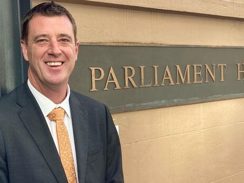 Michael Regan, the new state independent MP for Wakehurst, and the current Northern Beaches Mayor, outside NSW Parliament House on Wednesday, April 26, 2023. Picture; Facebook (Michael Regan MP)