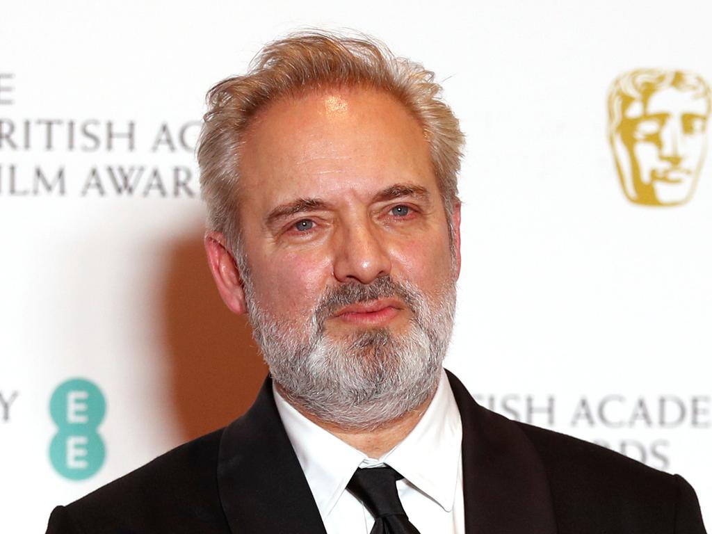 British director Sam Mendes with his best director award for 1917 at the British Academy Film Awards in 2020. Picture: Adrian Dennis/AFP.