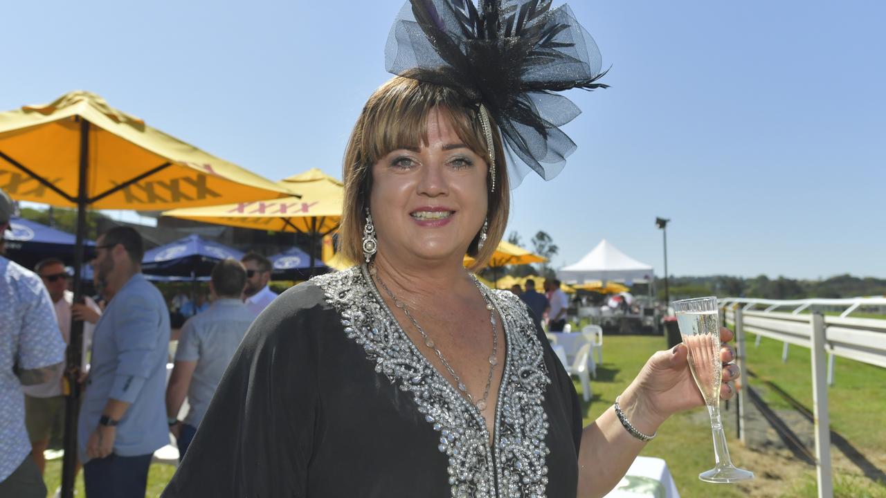 Jenny Pryde of Eltham at the Lismore Cup on Thursday.