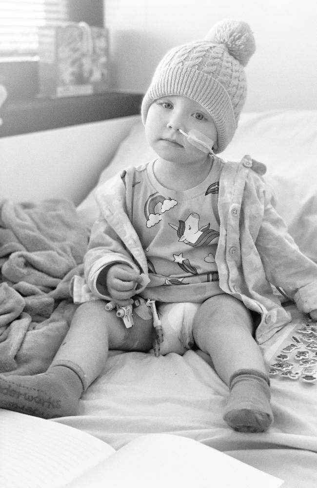 In July, Luna was diagnosed with high-risk stage four neuroblastoma, a cancer with a 50 per cent five-year survival rate.