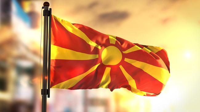 Is this the flag of Macedonia, new Macedonia, FYROM or Skopje?