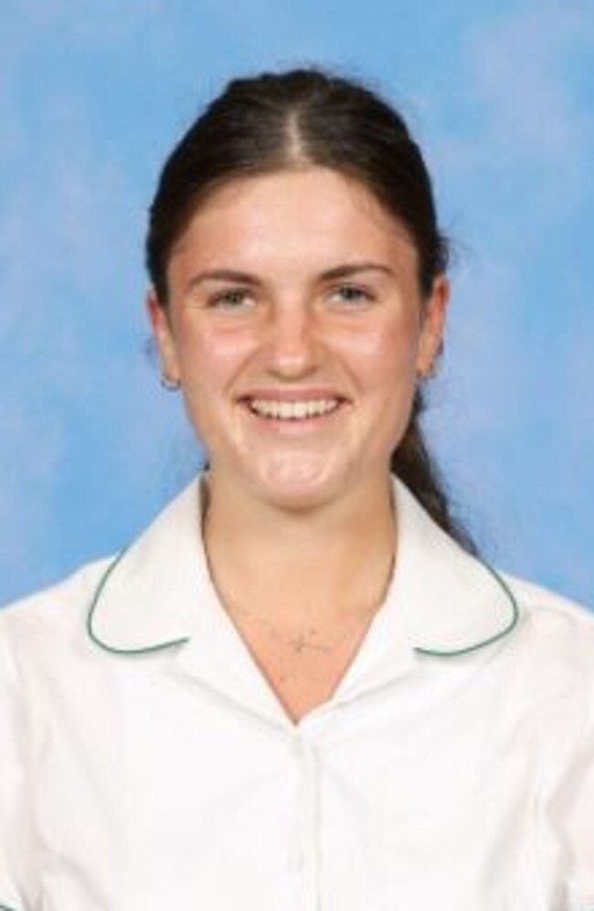 Brigidine College, Randwick captain Sienna Williams.