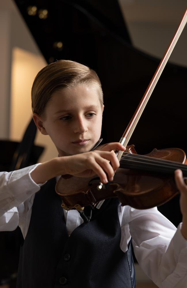 Alessandro Martinese of Queensland Youth Orchestra. Picture: David Kelly