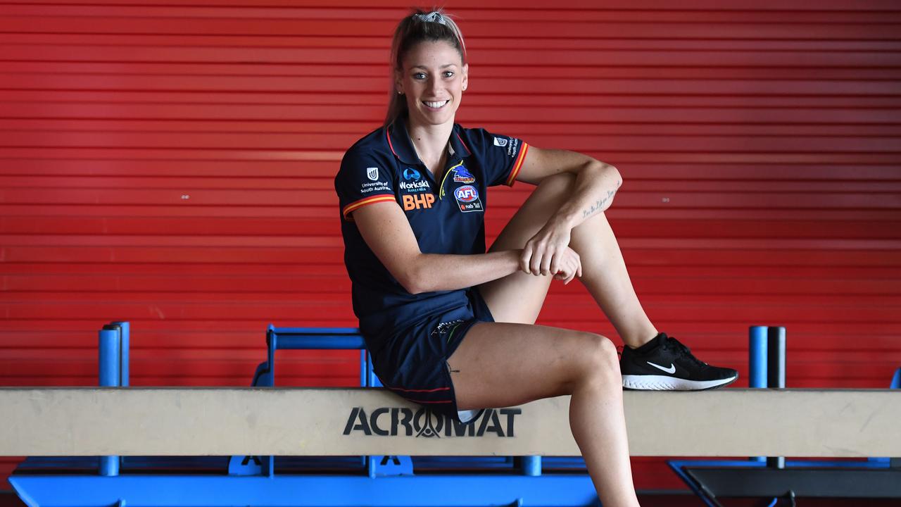 CROWS AFLW PLAYERS. Deni Varnhaden. Picture: Tricia Watkinson