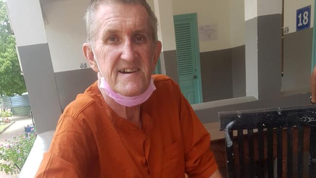 A supplied undated image obtained Thursday, February 27, 2020 shows accused Australian pedophile Garry Mulroy who has been hospitalized from prison for diabetes. Mulroy has spent the past year in Siem Reap Prison after he was accused of prostituting six boys aged between 11 and 14. (AAP Image/Supplied by Ross Milosevic) NO ARCHIVING, EDITORIAL USE ONLY