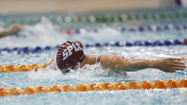 The QGSSSA swimming championships at the Sleeman Sports Complex, Brisbane 28th February 2024. (Image/Josh Woning)