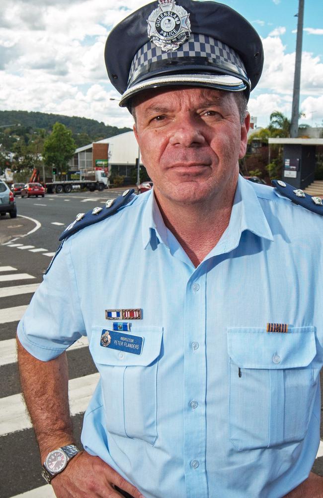 Inspector Peter Flanders. Photo Patrick Woods / Sunshine Coast Daily